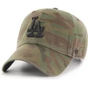 petten-gebogen-camouflage-verstelbare-band-negro-van-los-angeles-dodgers-mlb-van-47-brand