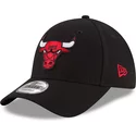 gorra-curva-negra-ajustable-9forty-the-league-de-chicago-bulls-nba-de-new-era