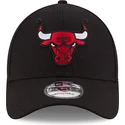 cappellino-visiera-curva-nero-regolabile-9forty-the-league-di-chicago-bulls-nba-di-new-era