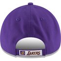 new-era-curved-brim-9forty-the-league-los-angeles-lakers-nba-purple-adjustable-cap