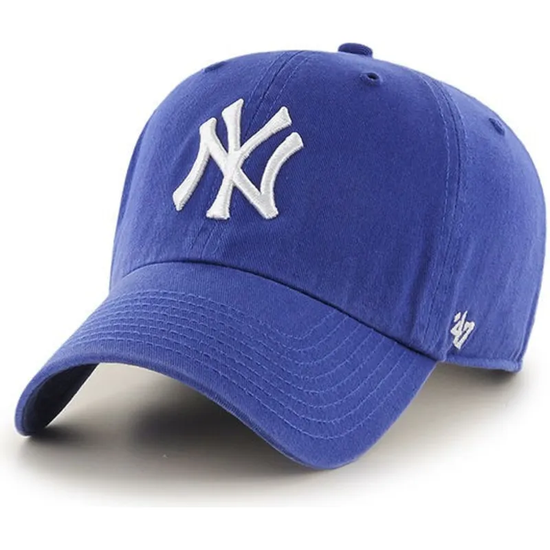 petten-gebogen-blauw-verstelbaar-voor-kinderen-van-new-york-yankees-mlb-van-47-brand