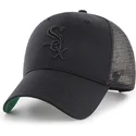 petten-gebogen-zwart-snapback-van-chicago-white-sox-mlb-van-47-brand