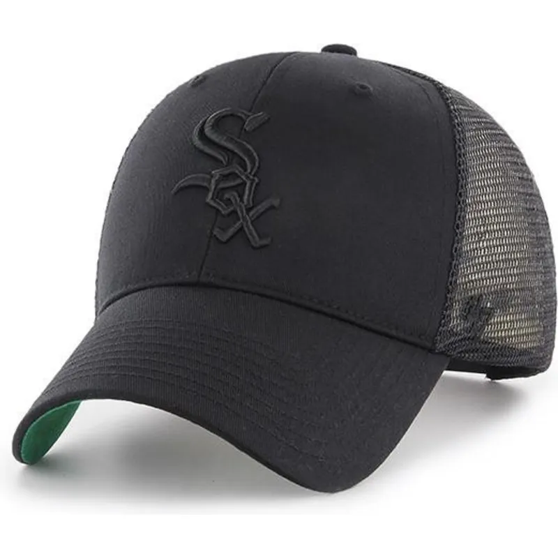 petten-gebogen-zwart-snapback-van-chicago-white-sox-mlb-van-47-brand