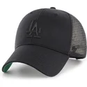 petten-gebogen-zwart-snapback-van-los-angeles-dodgers-mlb-van-47-brand