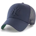 petten-gebogen-marineblauw-snapback-van-new-york-yankees-mlb-van-47-brand