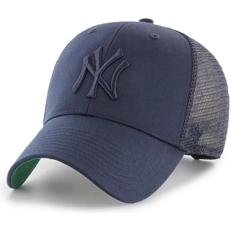 trucker-cap-marineblau-mit-marineblauem-logo-new-york-yankees-mlb-mvp-branson-von-47-brand