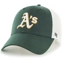petten-gebogen-groen-snapback-van-oakland-athletics-mlb-van-47-brand