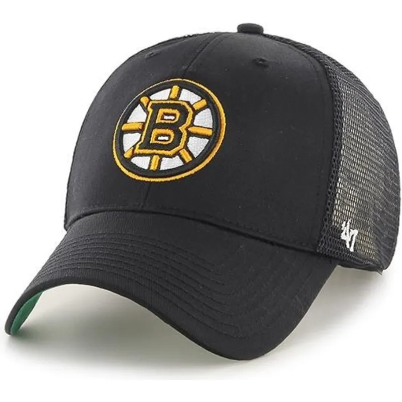 petten-gebogen-zwart-snapback-van-boston-bruins-nhl-van-47-brand petten-gebogen-zwart-snapback-van-boston-bruins-nhl-van-47-brand
