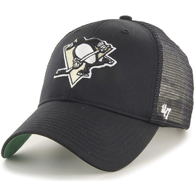 47-brand-pittsburgh-penguins-nhl-mvp-branson-black-trucker-hat