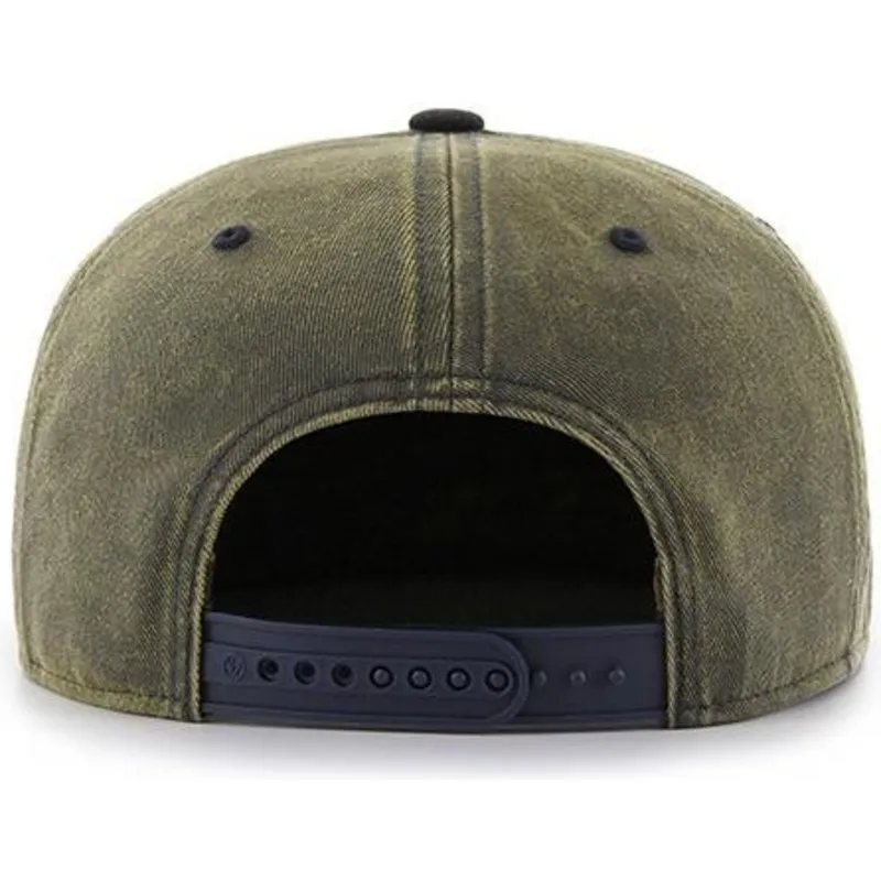 petten-plat-marineblauw-snapback-van-new-york-yankees-mlb-van-47-brand petten-plat-marineblauw-snapback-van-new-york-yankees-mlb-van-47-brand