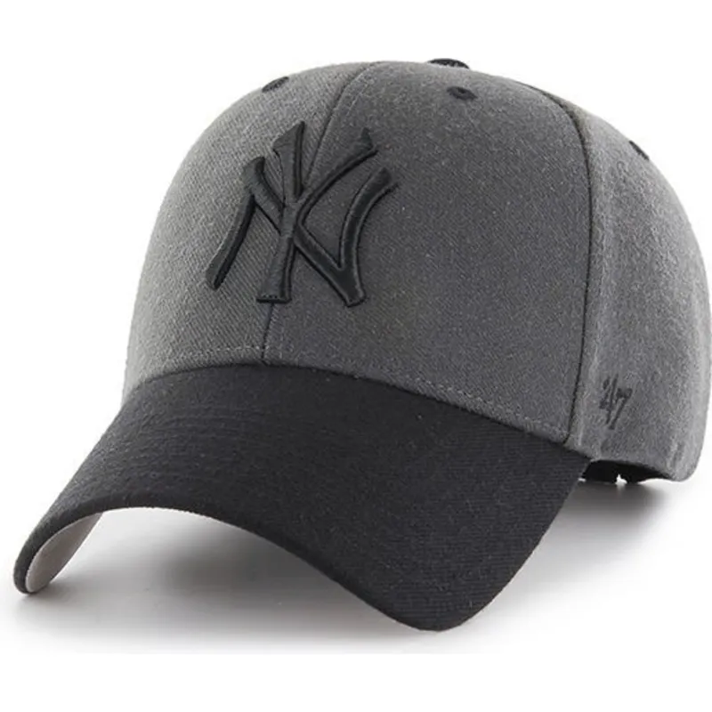 petten-gebogen-zwart-verstelbaar-van-new-york-yankees-mlb-van-47-brand