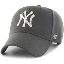 47-brand-curved-brim-new-york-yankees-mlb-mvp-snapback-cap-dunkelgrau