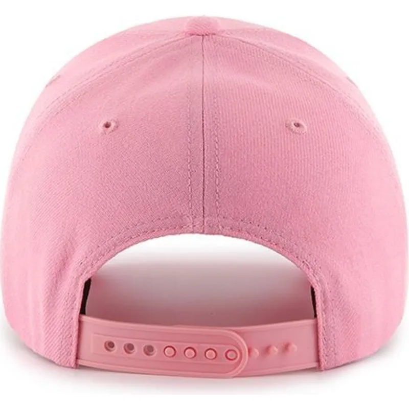 petten-gebogen-roze-snapback-van-new-york-yankees-mlb-van-47-brand
