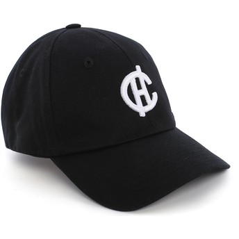 Caphunters Curved Brim CH Logo Aspen Black Cap