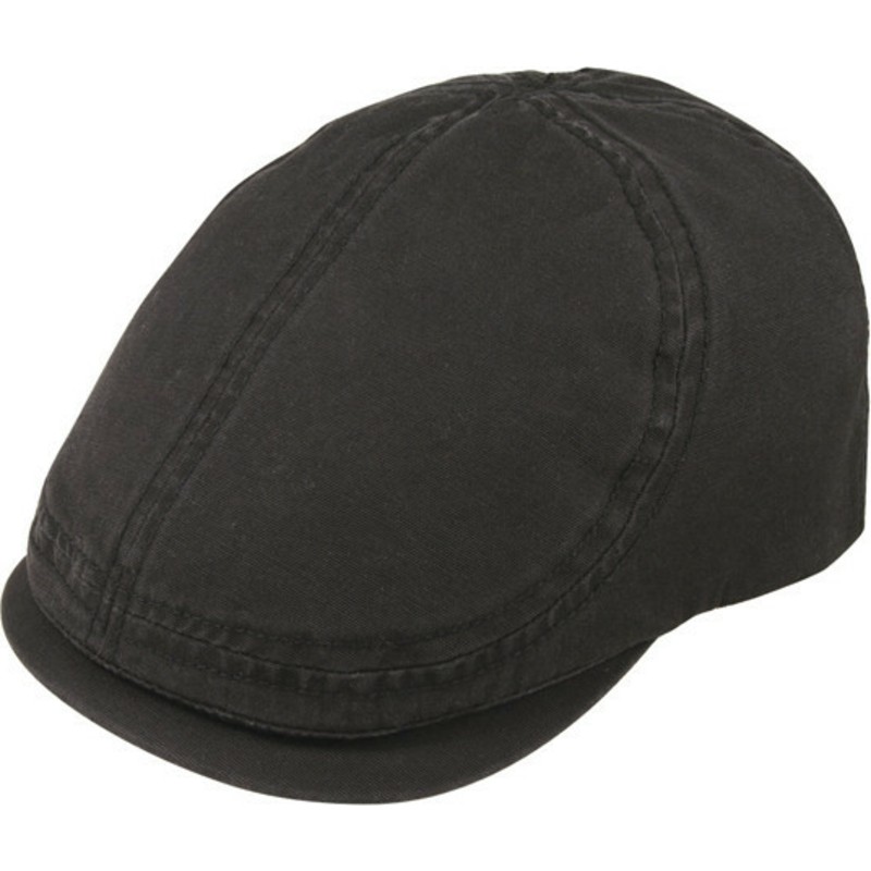 Goorin Bros. Ari Black Flat Cap: Caphunters.com