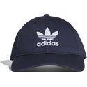 adidas-curved-brim-trefoil-classic-navy-blue-adjustable-cap
