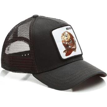 petten-gebogen-zwart-snapback-waxed-the-farm-van-goorin-bros