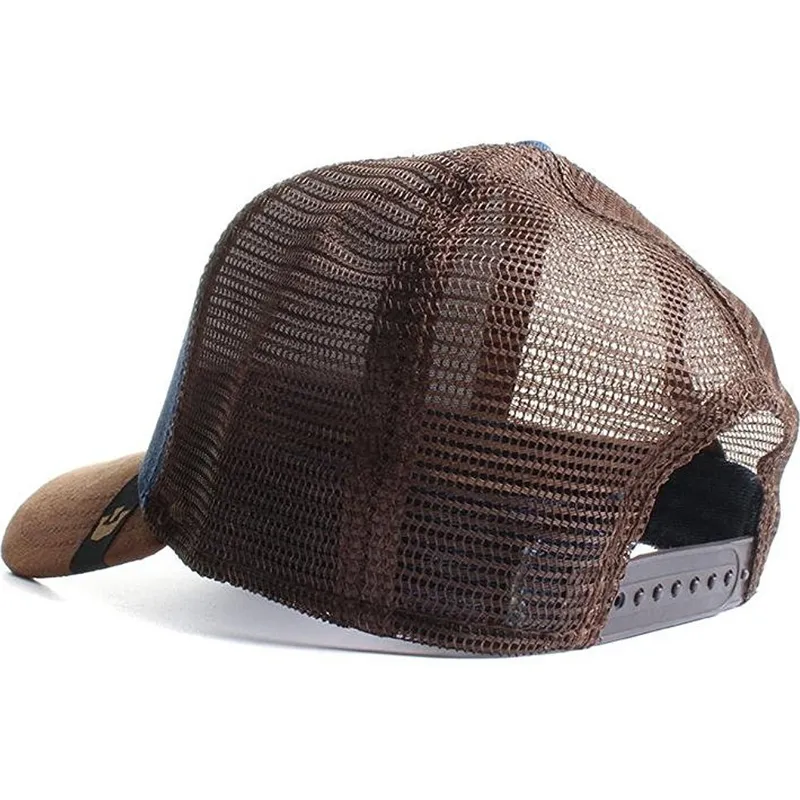 petten-gebogen-bruin-snapback-denim-big-strut-the-farm-van-goorin-bros petten-gebogen-bruin-snapback-denim-big-strut-the-farm-van-goorin-bros