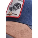 gorra-trucker-brazowa-i-denim-kogut-big-strut-od-goorin-bros