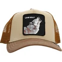 casquette-trucker-marron-loup-howler-goorin-bros