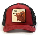 petten-gebogen-rood-snapback-the-farm-van-goorin-bros