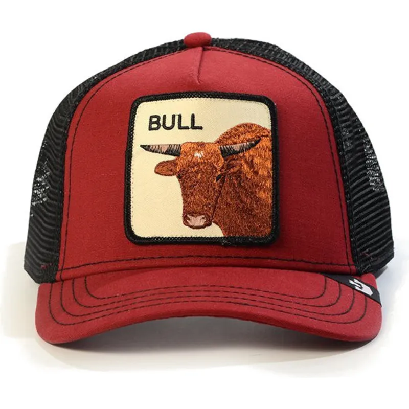 petten-gebogen-rood-snapback-the-farm-van-goorin-bros