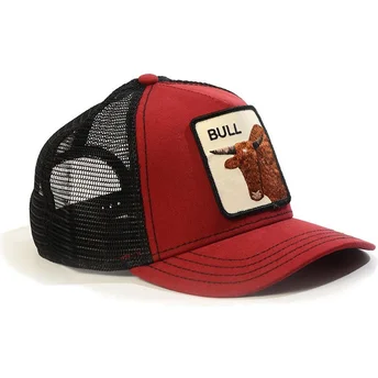 petten-gebogen-rood-snapback-the-farm-van-goorin-bros
