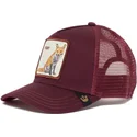 petten-gebogen-rood-snapback-foxy-mama-the-farm-van-goorin-bros