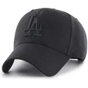 cappellino-visiera-curva-nero-snapback-con-logo-nero-di-los-angeles-dodgers-mlb-mvp-di-47-brand