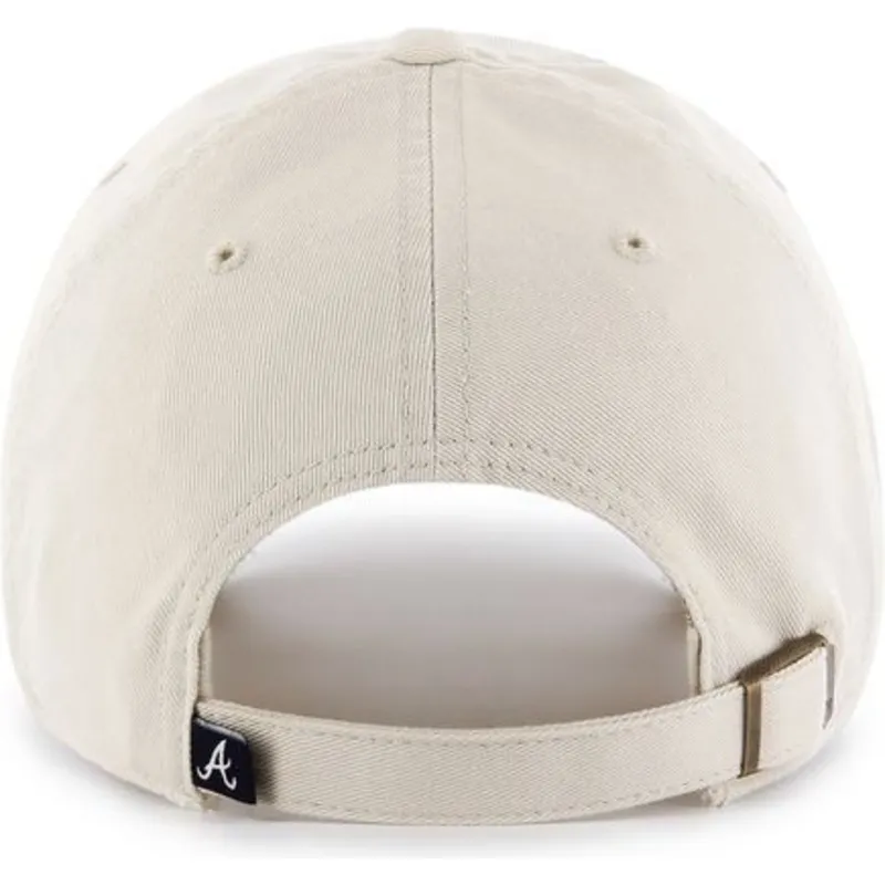 petten-gebogen-creme-verstelbaar-atlanta-braves-mlb-clean-up-van-atlanta-braves-mlb-van-47-brand