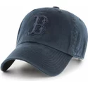 gorra-curva-azul-marino-con-logo-azul-marino-de-boston-red-sox-mlb-clean-up-de-47-brand