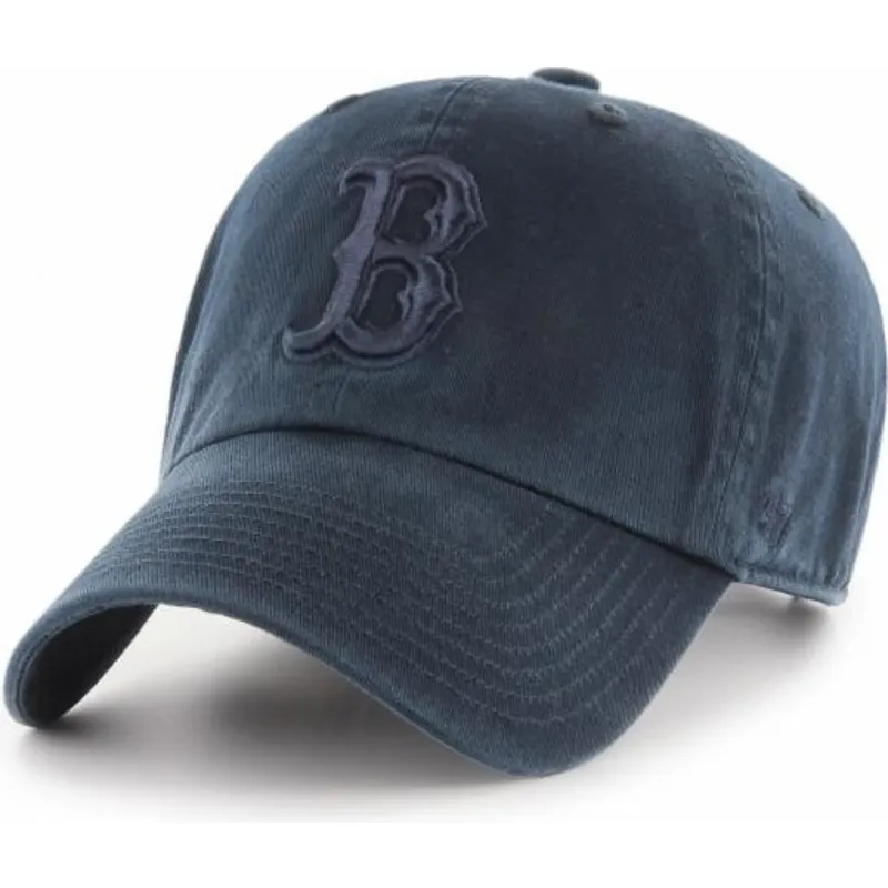 petten-gebogen-marineblauw-verstelbaar-van-boston-red-sox-mlb-van-47-brand