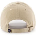 casquette-courbee-beige-avec-logo-beige-new-york-yankees-mlb-clean-up-47-brand