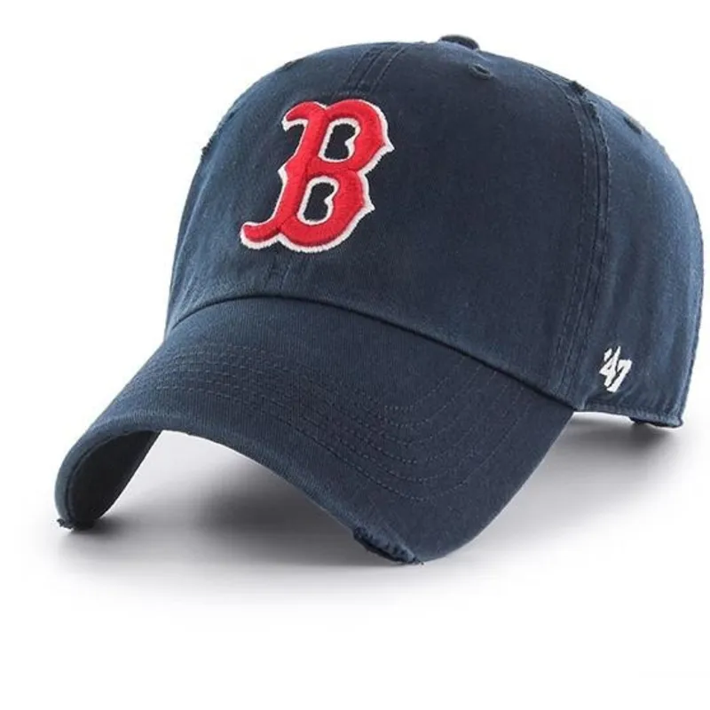 petten-gebogen-marineblauw-verstelbare-band-van-boston-red-sox-mlb-van-47-brand