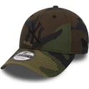 casquette-courbee-camouflage-avec-logo-noir-ajustable-9forty-essential-new-york-yankees-mlb-new-era