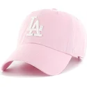 petten-gebogen-roze-verstelbare-band-van-los-angeles-dodgers-mlb-van-47-brand