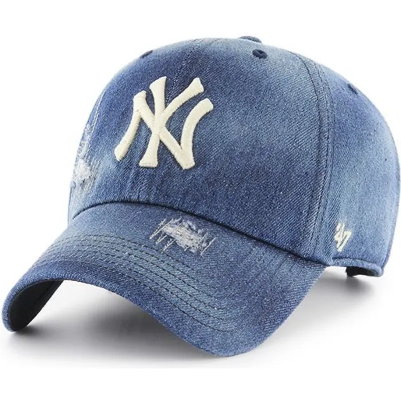 petten-gebogen-marineblauw-verstelbaar-vaquero-van-new-york-yankees-mlb-van-47-brand