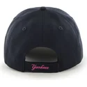 petten-gebogen-marineblauw-verstelbare-band-rosa-van-new-york-yankees-mlb-van-47-brand
