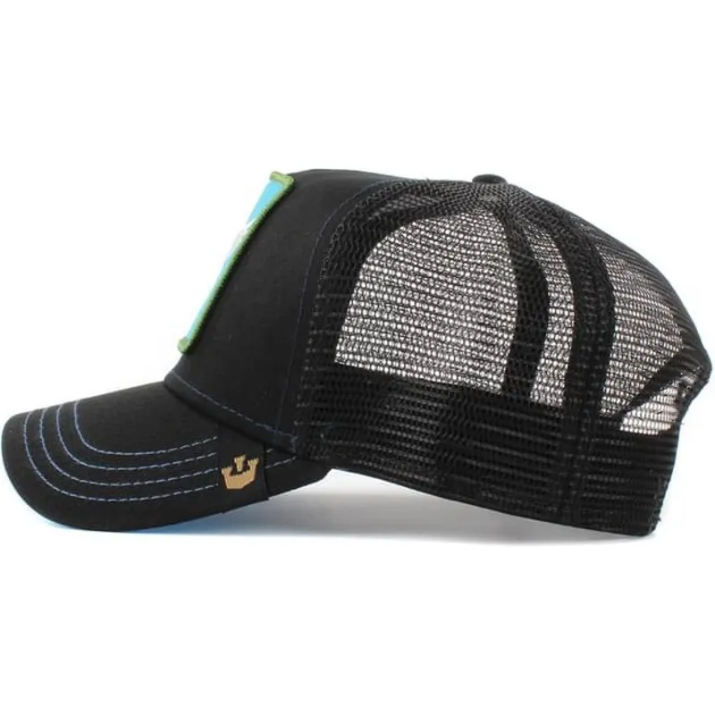petten-gebogen-zwart-snapback-peace-keeper-the-farm-van-goorin-bros