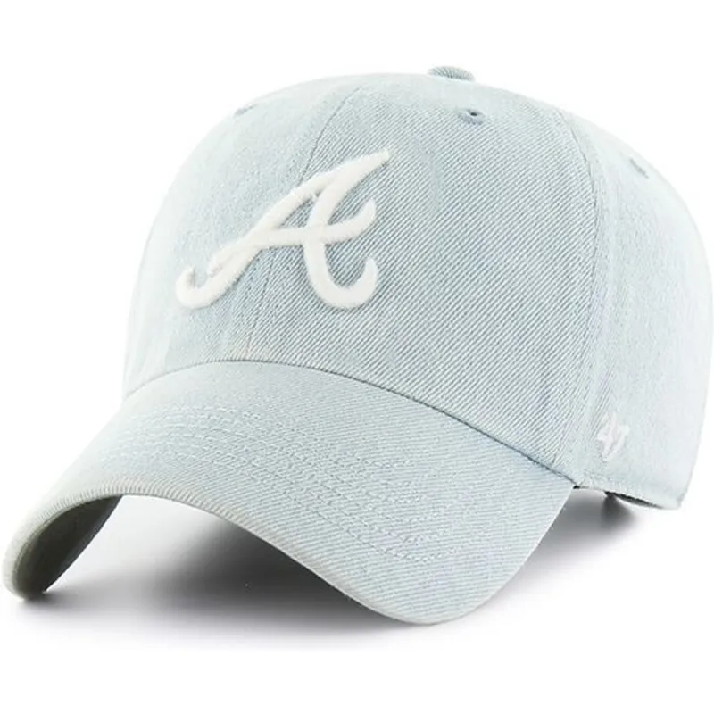 petten-gebogen-blauw-verstelbaar-van-atlanta-braves-mlb-van-47-brand petten-gebogen-blauw-verstelbaar-van-atlanta-braves-mlb-van-47-brand