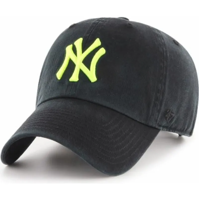 petten-gebogen-zwart-verstelbaar-van-new-york-yankees-mlb-van-47-brand