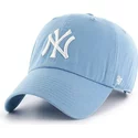 gorra-curva-azul-columbia-de-new-york-yankees-mlb-clean-up-de-47-brand