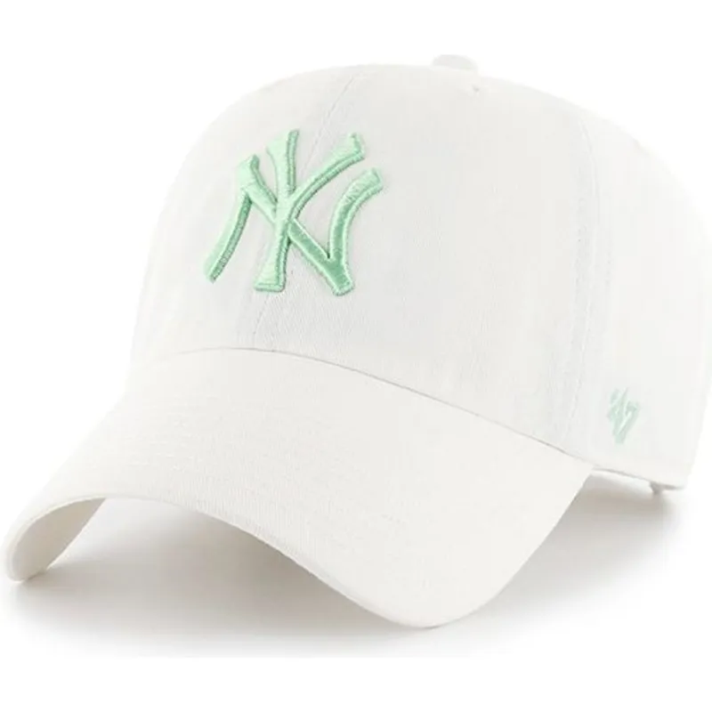 petten-gebogen-wit-verstelbare-band-van-new-york-yankees-mlb-van-47-brand