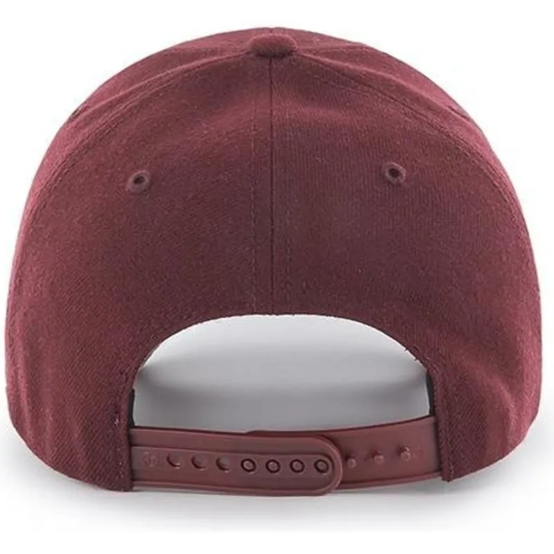 petten-gebogen-rood-snapback-granate-van-new-york-yankees-mlb-van-47-brand