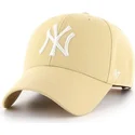 petten-gebogen-geel-snapback-oro-claro-van-new-york-yankees-mlb-van-47-brand