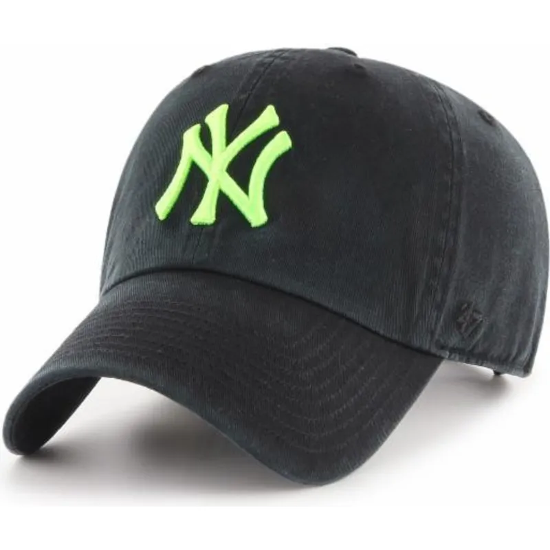 petten-gebogen-zwart-verstelbare-band-van-new-york-yankees-mlb-van-47-brand