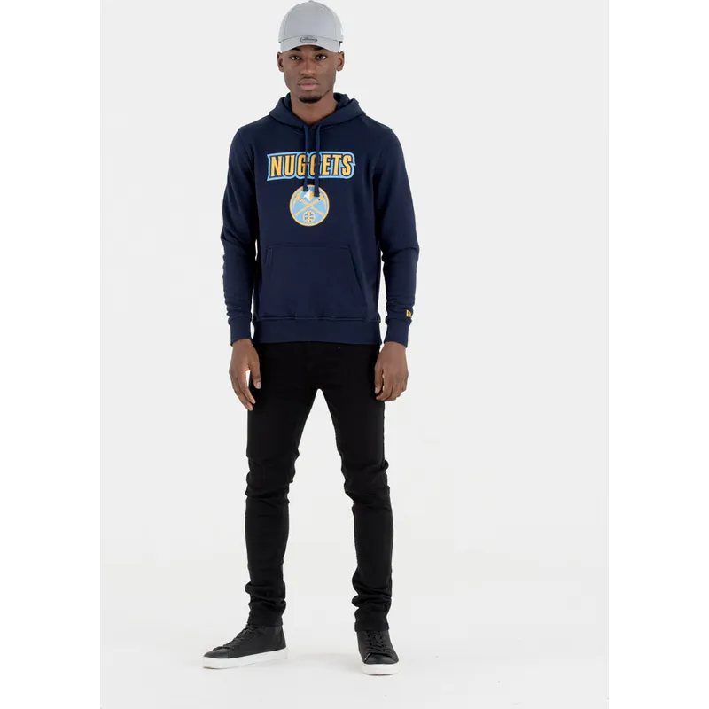 marineblaues-kapuzensweatshirt-pullover-hoody-der-denver-nuggets-nba-von-new-era