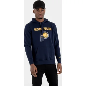 Sudadera con capucha azul marino Pullover Hoody de Indiana Pacers NBA de New Era