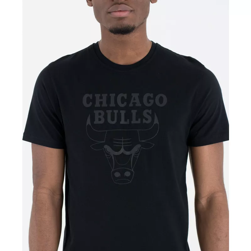 Nike - Men - Chicago Bulls Logo Grid Tee - Black - Nohble