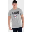 t-shirt-a-manche-courte-gris-los-angeles-clippers-nba-new-era